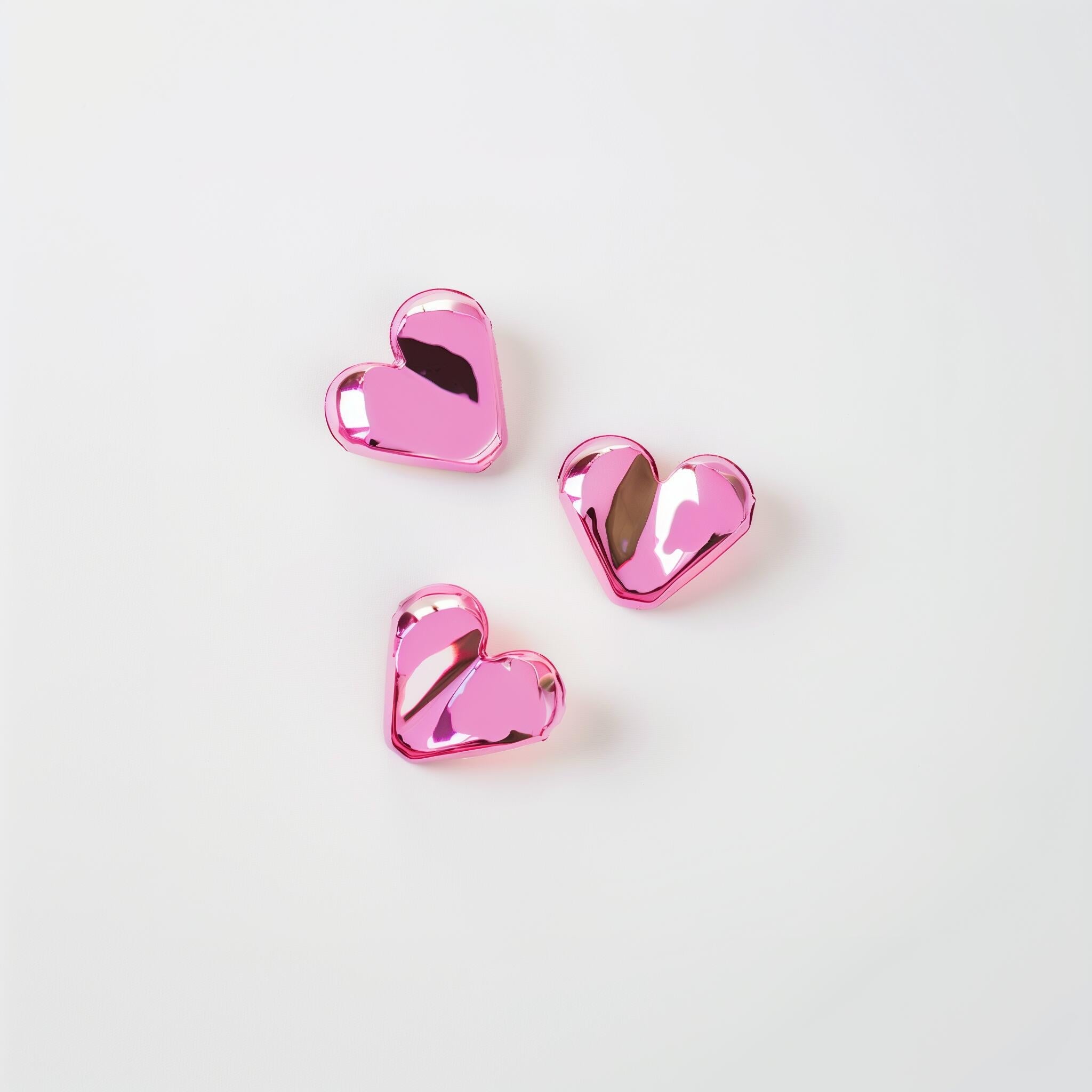 3 Heart nails add-ons